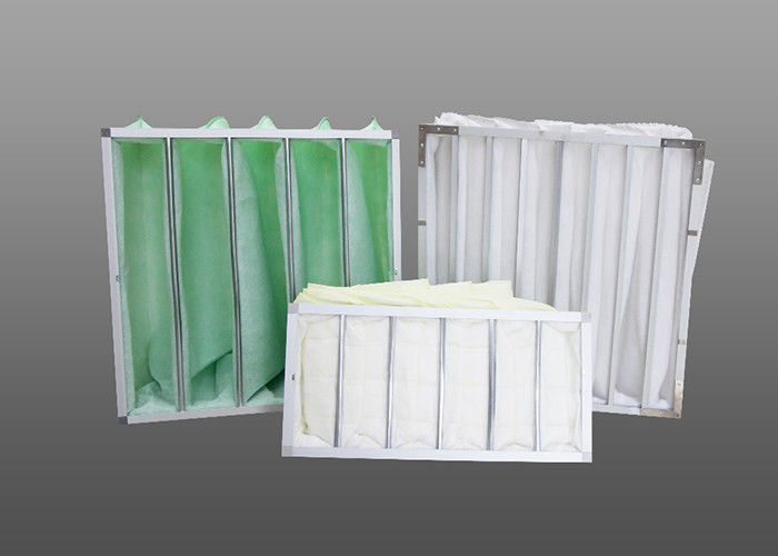 合成のNonwoven 95%の効率F8のポケット バッグ フィルタ